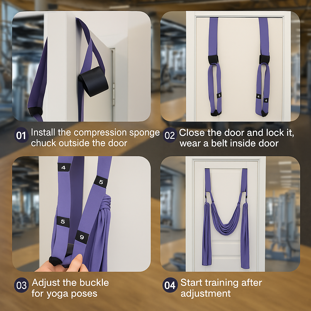 Body Freedom – Stretch & Support Strap for Pain Relief and Yoga.