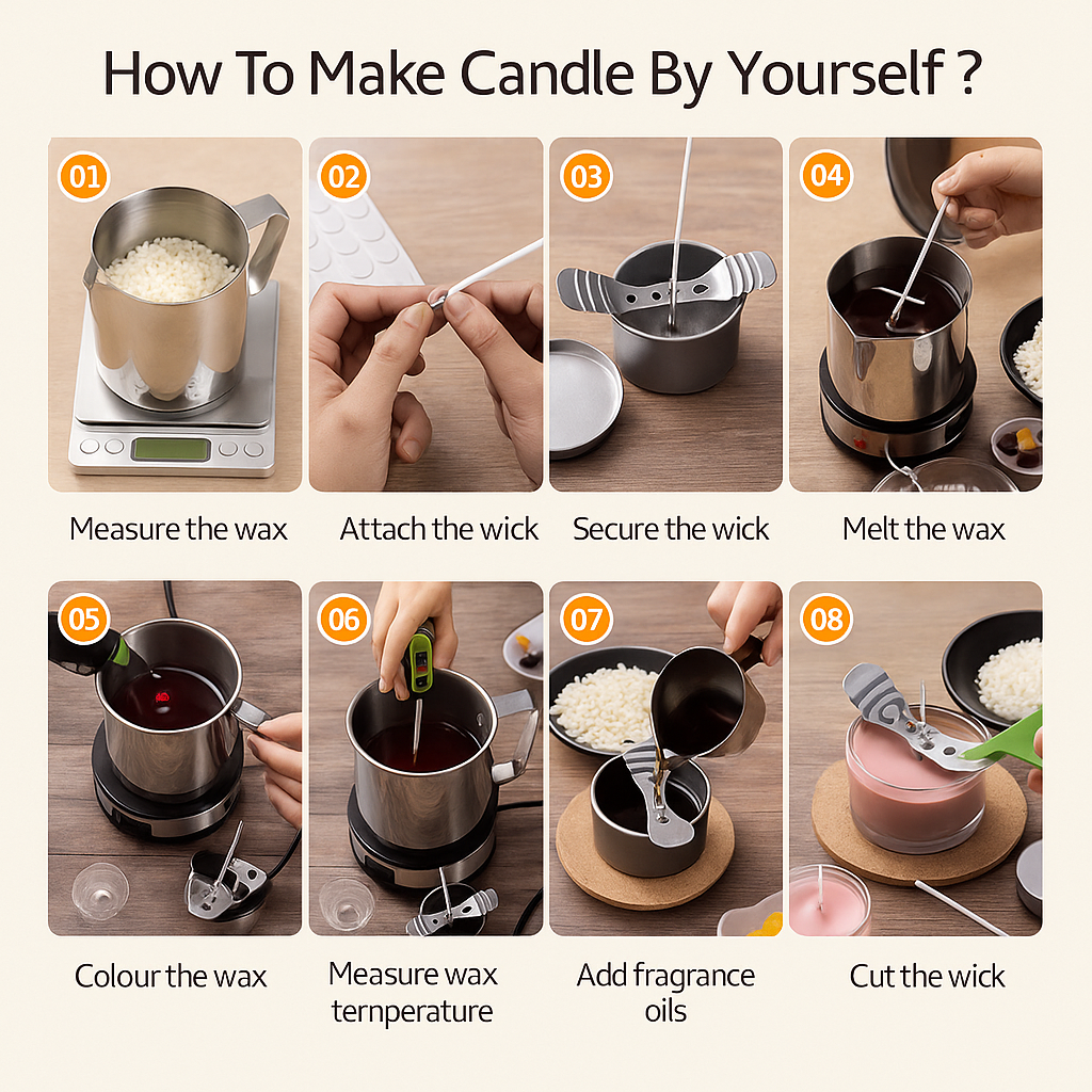 Premium DIY Candle Making Kit-Complete Set for Home